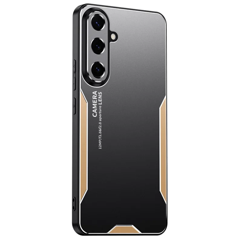 For Samsung Galaxy S26 Phone Case Aluminium Alloy TPU PC Back Cover - Gold