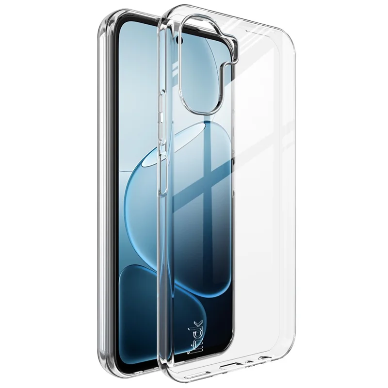 IMAK UX-10 Series For Oppo A6x 4G / A6x 5G Phone Case Soft TPU Clear Mobile Back Cover - Transparent