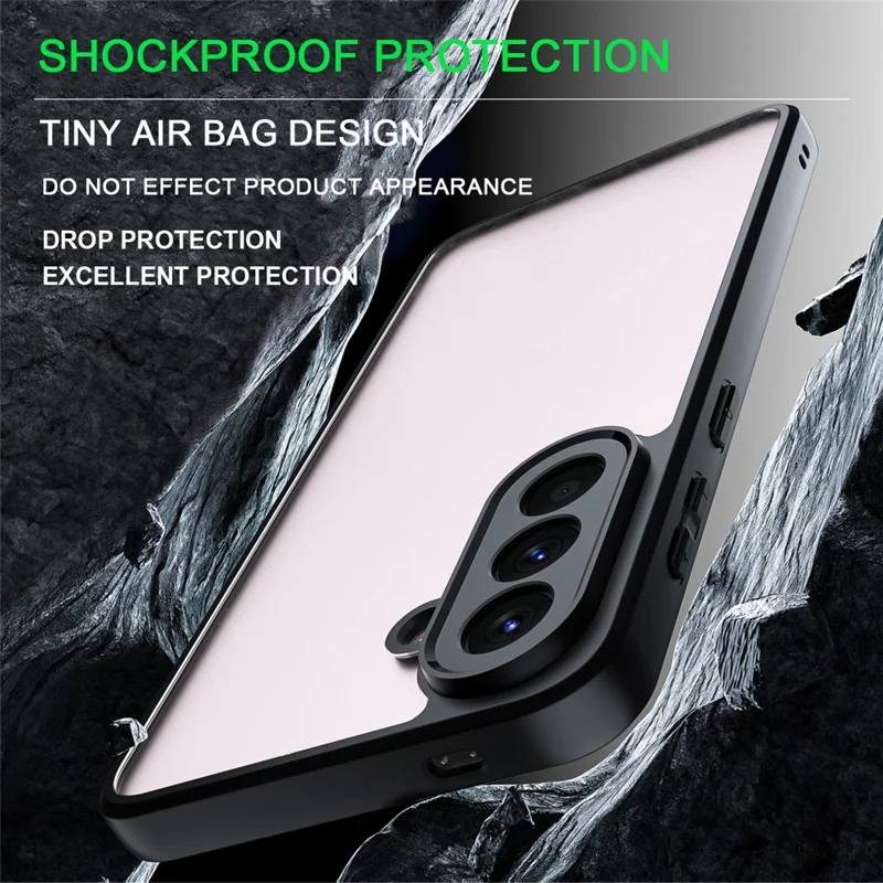 IMAK UX-9A Series For Samsung Galaxy A57 5G Case TPU PC Phone Cover Reinforced Corners - Transparent