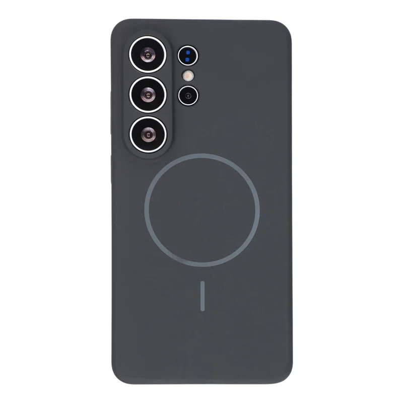 X-LEVEL For Samsung Galaxy S26 Ultra Magnetic Case Liquid Silicone Phone Back Cover Skin Touch - Black