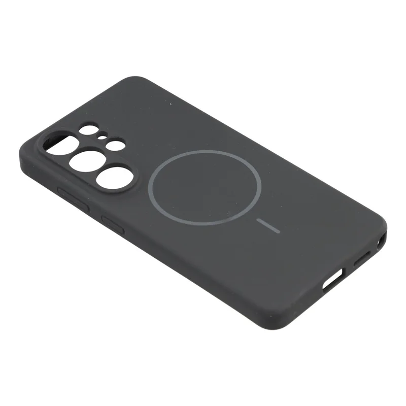 X-LEVEL For Samsung Galaxy S26 Ultra Magnetic Case Liquid Silicone Phone Back Cover Skin Touch - Black