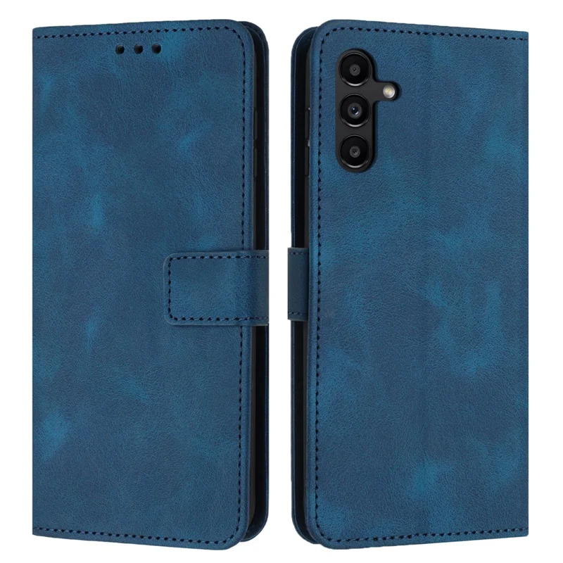 Phone Case For Samsung Galaxy S26  /  S26 Pro Solid Color Leather Wallet Protective Phone Cover - Blue