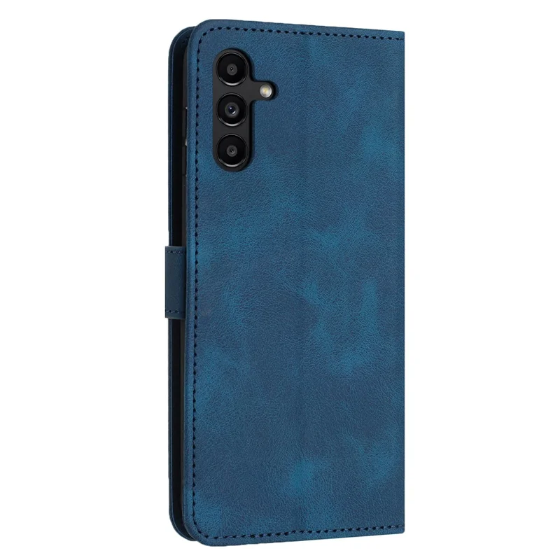 Phone Case For Samsung Galaxy S26  /  S26 Pro Solid Color Leather Wallet Protective Phone Cover - Blue