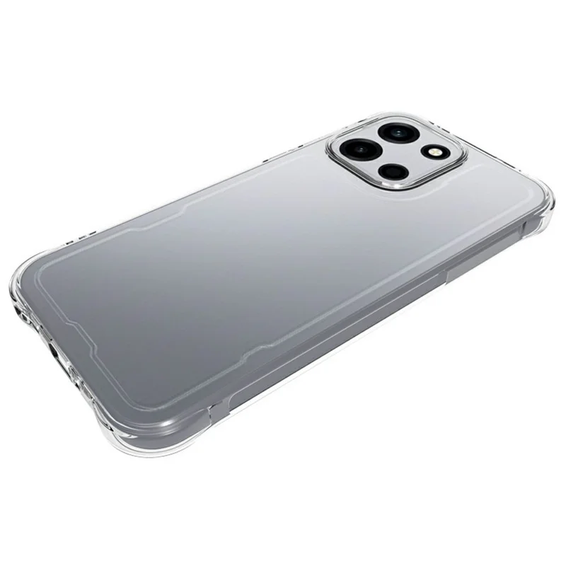 For OnePlus Turbo 6 5G  /  6V 5G Case Anti-Shock TPU Phone Cover Reinforced Corners - Transparent