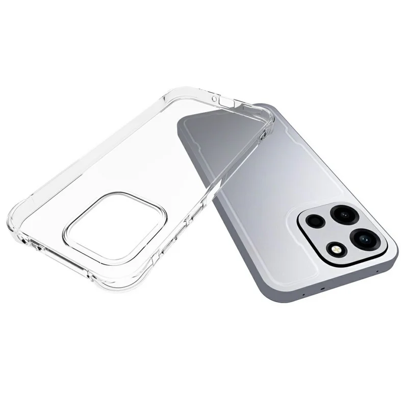 For OnePlus Turbo 6 5G  /  6V 5G Case Anti-Shock TPU Phone Cover Reinforced Corners - Transparent