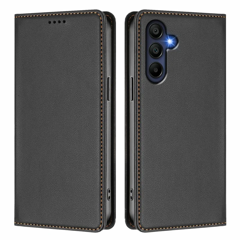 Duża ilość zakupów detalicznych dla Samsung Galaxy A16 5G / A16 4G etui skórzane z magnetycznym zamkiem, blokowanie RFID, portfel, pokrywa na telefon - Czarny