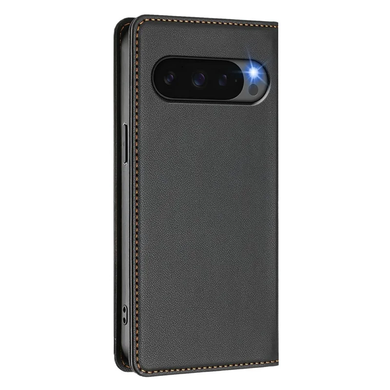 Bulk Purchasing For Google Pixel 10 Pro XL Leather Case Magnetic Closure RFID Blocking Wallet Phone Cover - Black
