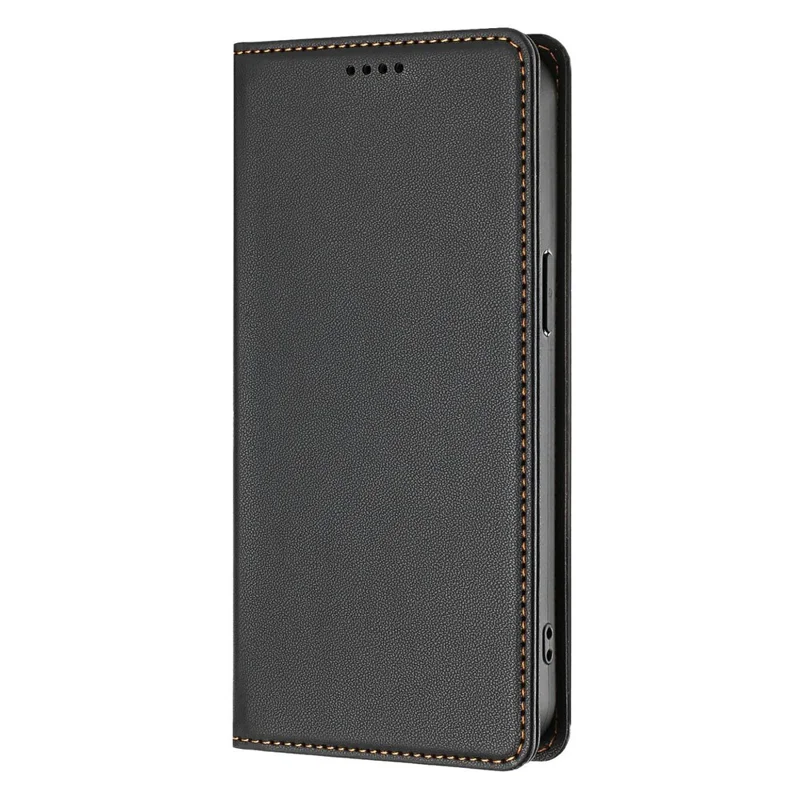 Compra al por mayor de funda de cuero para Samsung Galaxy S25 Ultra con cierre magnético, protección RFID, cartera y tapa para teléfono - Negro
