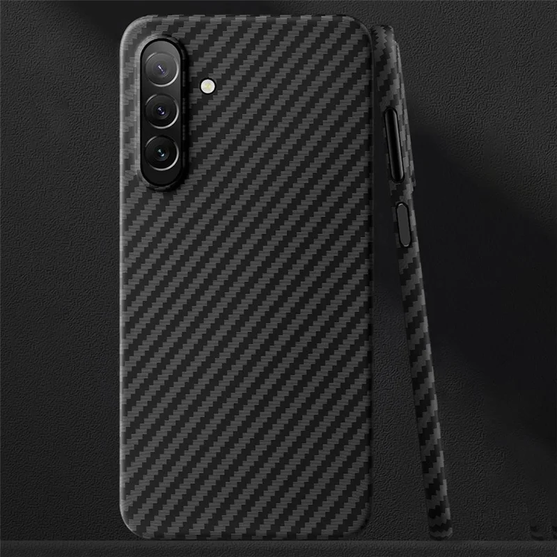 X-LEVEL For Samsung Galaxy S26  /  S26 Pro Magnetic Case Carbon Fiber Texture Ultra-Thin PC Hard Phone Cover - Black