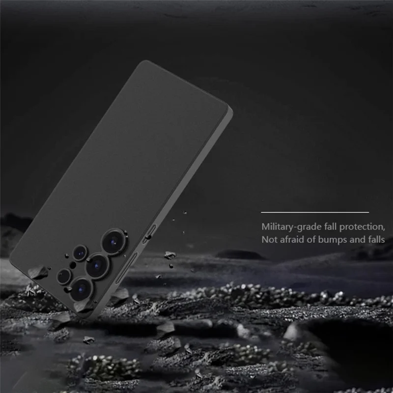 X-LEVEL Wings II Series For Samsung Galaxy S26 Ultra Case Hard PP Matte Phone Cover 0.18mm Ultra-Thin - Transparent Black