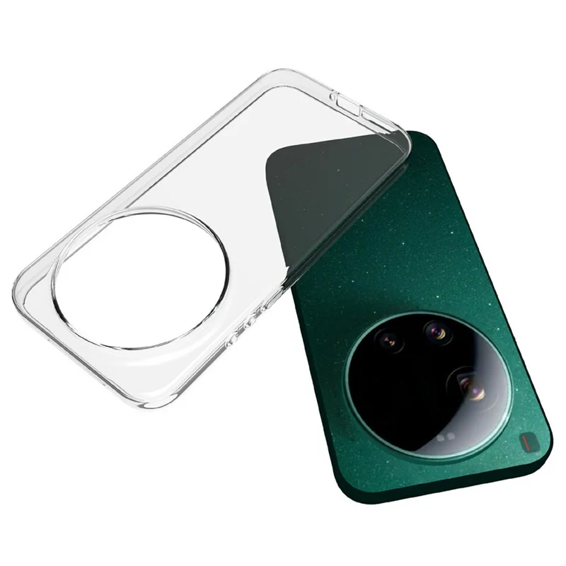 Funda para Xiaomi 17 Ultra 5G, carcasa trasera transparente de TPU resistente a manchas de agua
