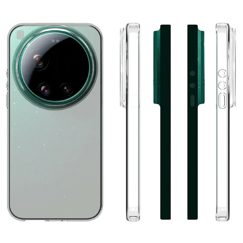 Funda para Xiaomi 17 Ultra 5G, carcasa trasera transparente de TPU resistente a manchas de agua