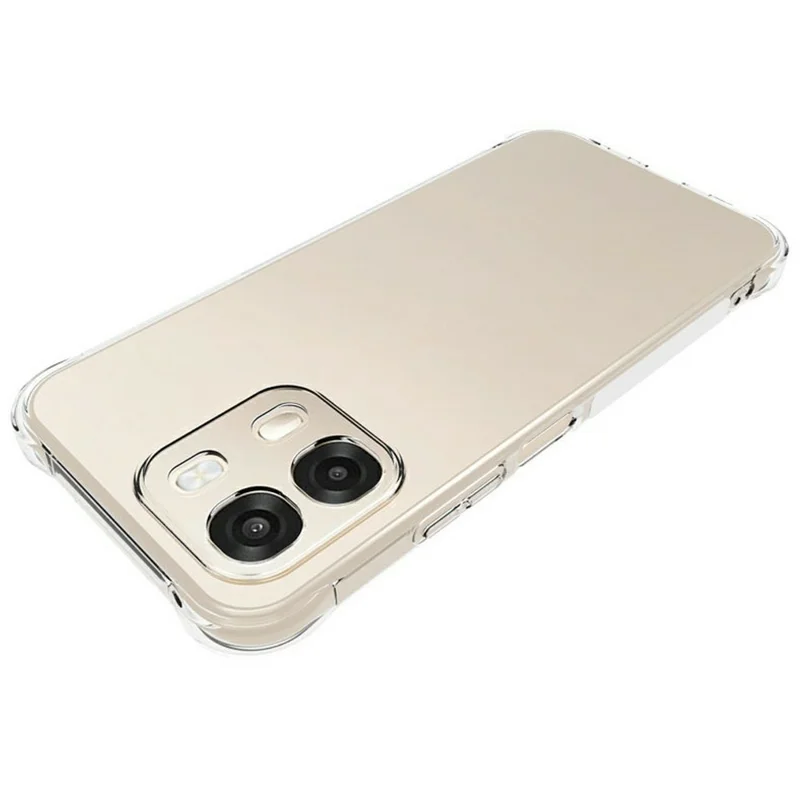 TPU Case For OPPO A6s 5G  /  A6 4G  /  A6 5G Non Slip Anti Drop Phone Cover - Transparent