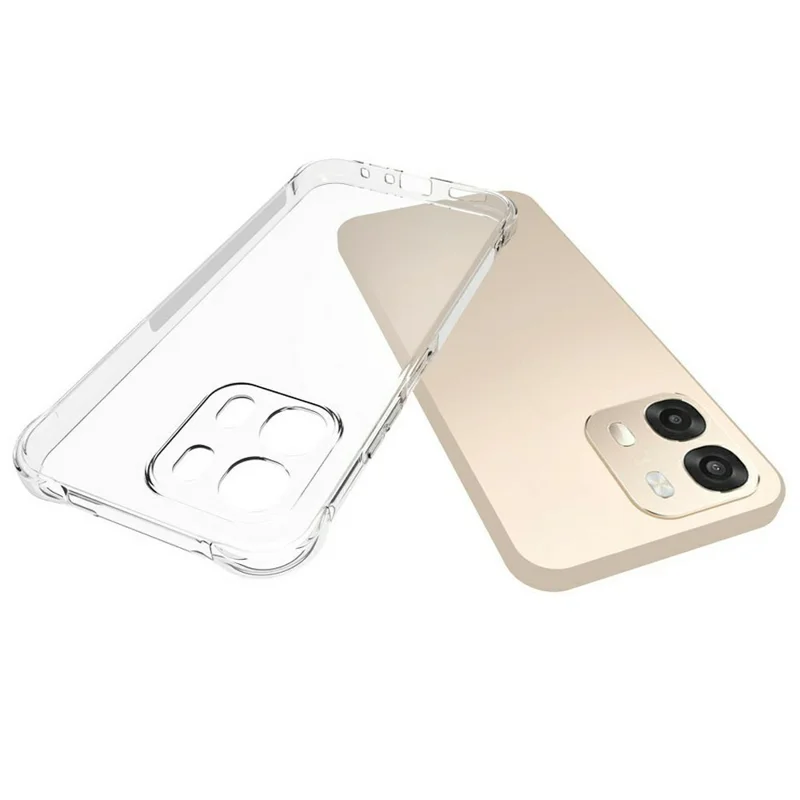 TPU Case For OPPO A6s 5G  /  A6 4G  /  A6 5G Non Slip Anti Drop Phone Cover - Transparent