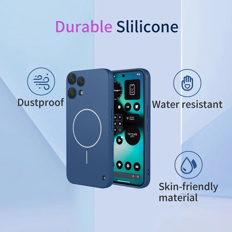 Achat en gros pour étui magnétique Nothing Phone (3a) Lite 5G en TPU souple - Bleu