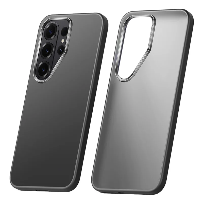 SULADA чехол для Samsung Galaxy S26 Ultra, ударопрочный матовый чехол для телефона из поликарбоната и ТПУ - титаново-черный