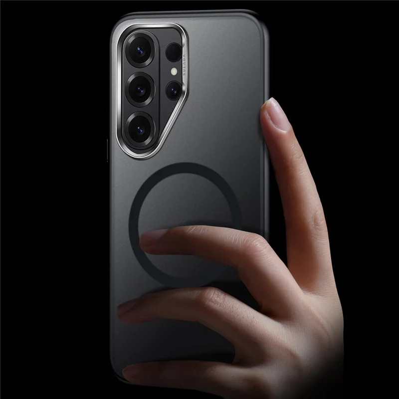 SULADA для Samsung Galaxy S26 Ultra магнитный чехол PC + TPU, защитный чехол - титаново-черный