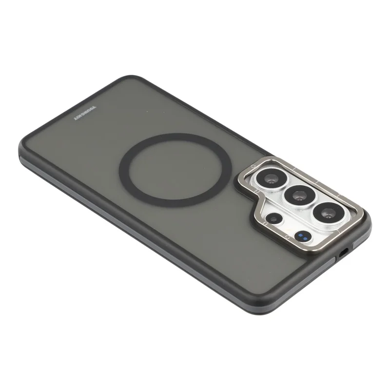 YOUNGKIT Custodia Magnetica per Samsung Galaxy S26 Ultra Cover per Telefono in PC + TPU con Finitura Opaca al Tocco della Pelle - Nero