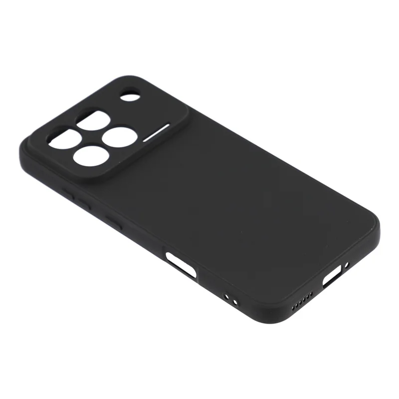 For Honor Win 5G Case TPU Back Soft Anti-Scratch Fiber Lining Phone Cover - Black