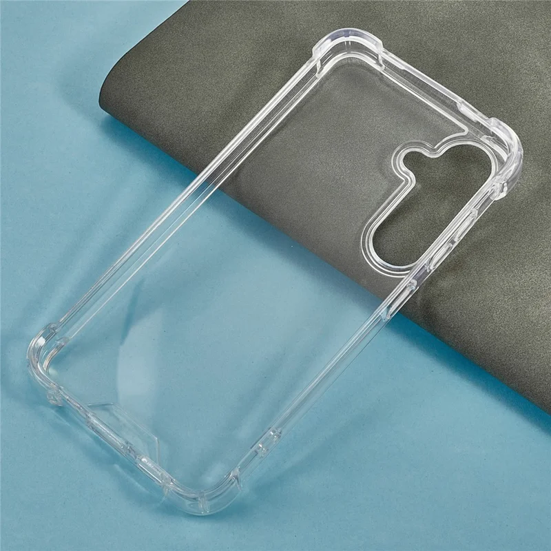 Capa para Telemóvel Samsung Galaxy A57 5G, TPU + Acrílico 1,5 mm, Traseira à Prova de Choque - Transparente