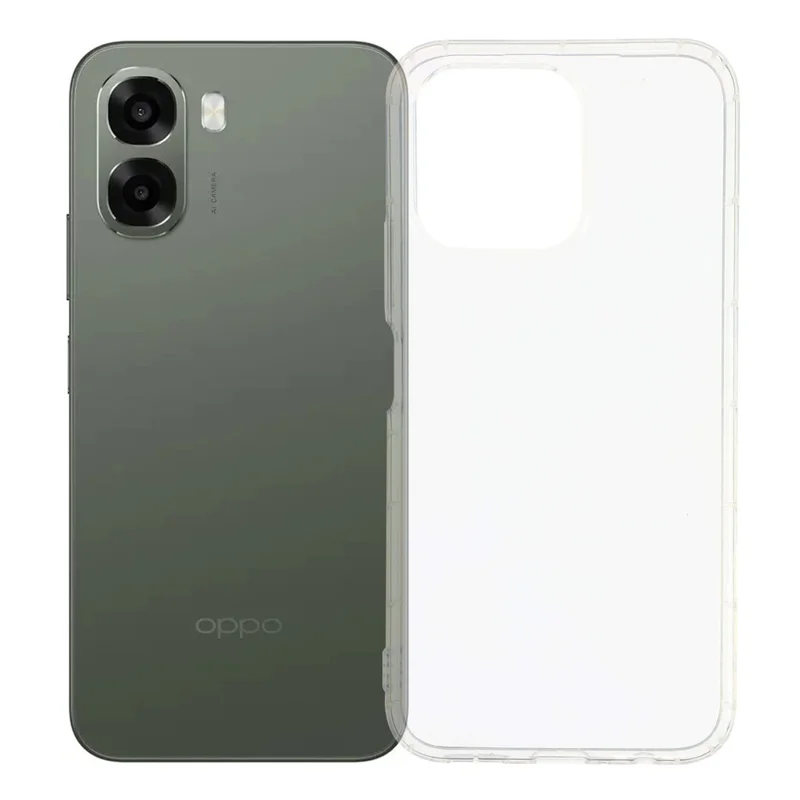 Capa para Telemóvel Oppo A6x 5G / A6x 4G com Proteção Airbag em TPU - Transparente
