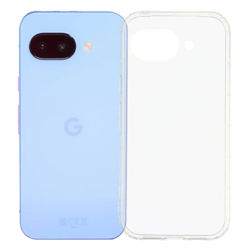 For Google Pixel 10a Case Airbag Protection TPU Phone Back Cover - Transparent
