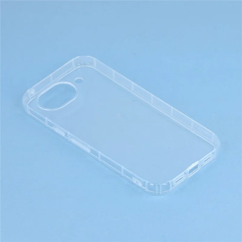 For Google Pixel 10a Case Airbag Protection TPU Phone Back Cover - Transparent