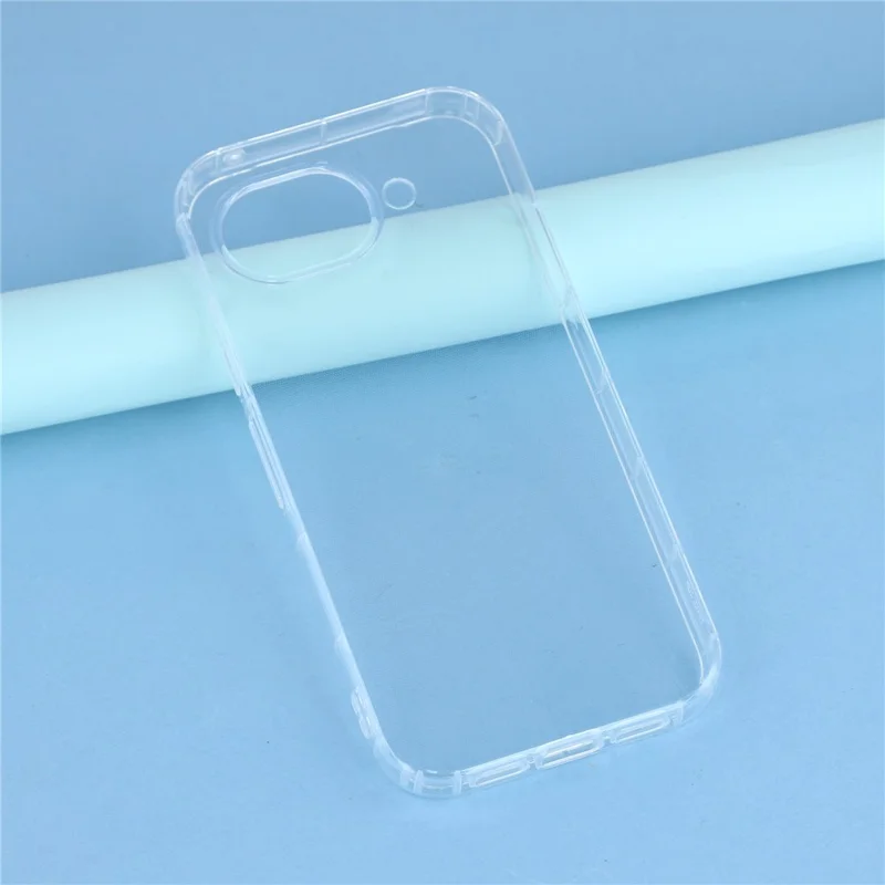 For Google Pixel 10a Case Airbag Protection TPU Phone Back Cover - Transparent
