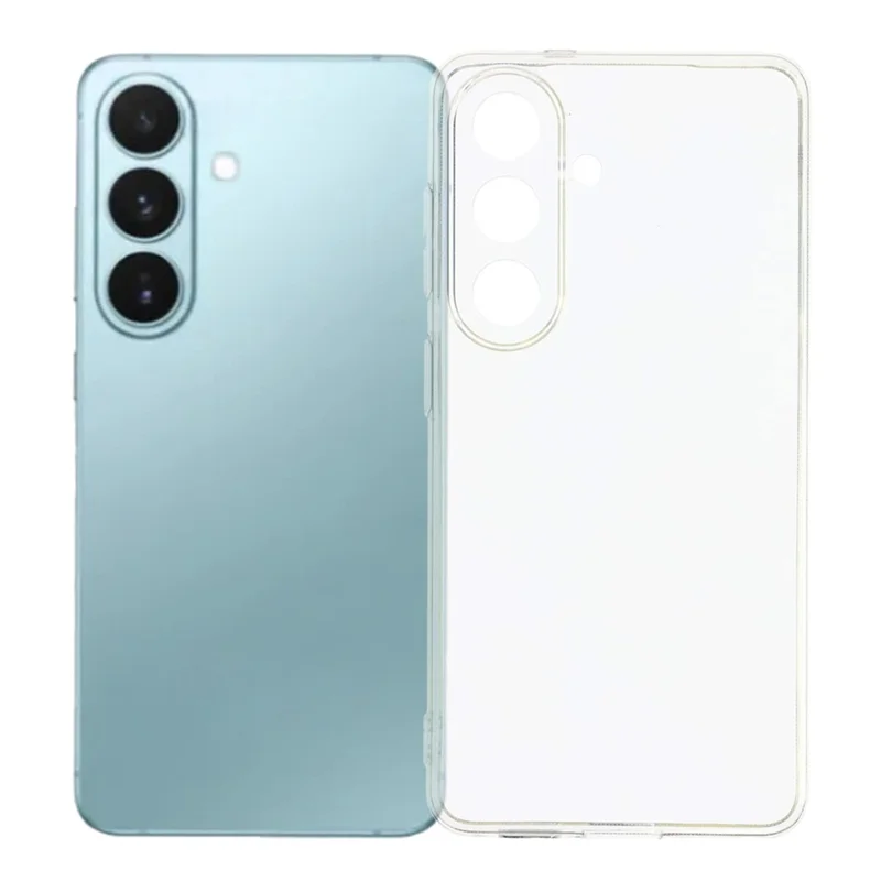 For Samsung Galaxy S26+ Case Watermark-Free 2.0mm Clear Phone TPU Cover - Transparent