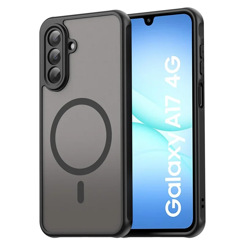 Bulk Purchasing Magnetic Case For Samsung Galaxy A17 4G  /  A17 5G Anti Drop PC + TPU Phone Cover - Black