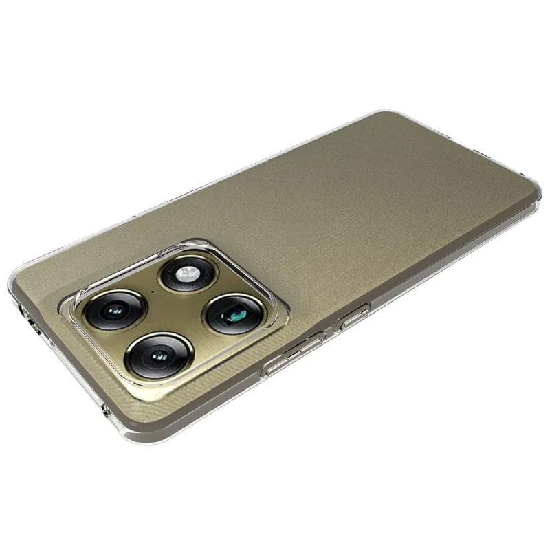 Cover per Motorola Signature 5G, resistente alle impronte, in TPU, trasparente - Copertura posteriore per telefono