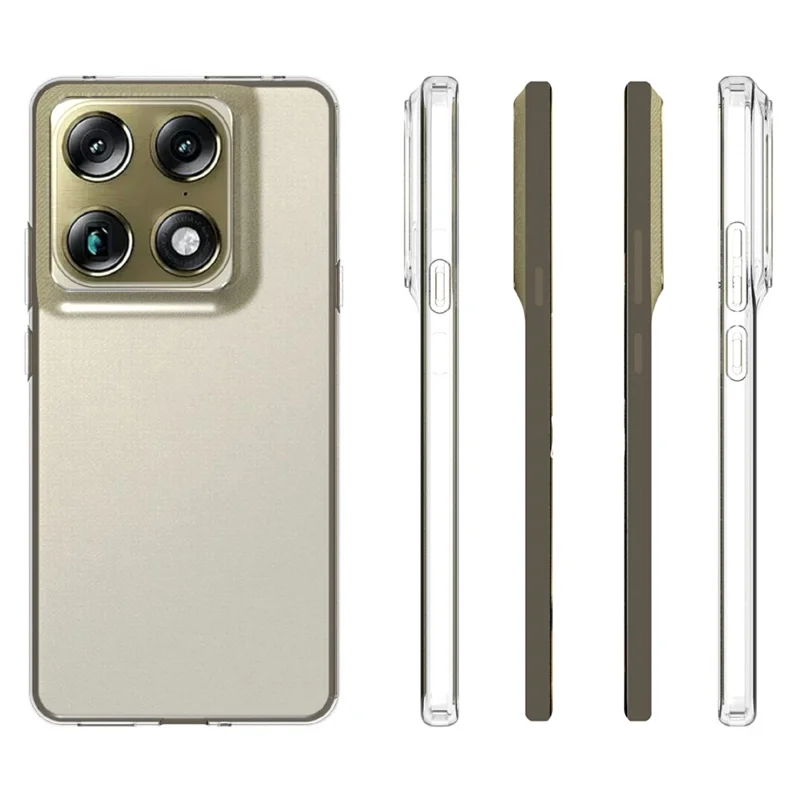 Cover per Motorola Signature 5G, resistente alle impronte, in TPU, trasparente - Copertura posteriore per telefono