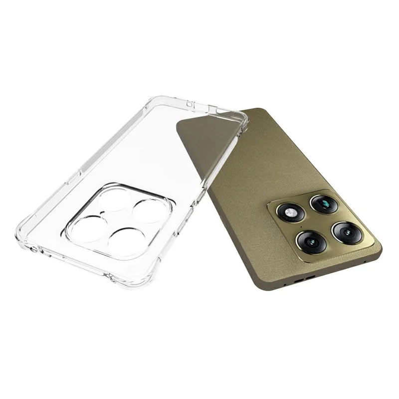 For Motorola Signature 5G TPU Case Non Slip Anti Drop Phone Cover - Transparent