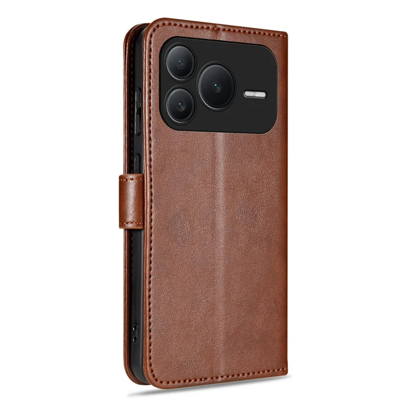 AZNS Für Honor Play 60A 5G Tasche Kratzfeste Standplatz-Handyhülle Aus PU-Leder Mit Geldbörse - Braun