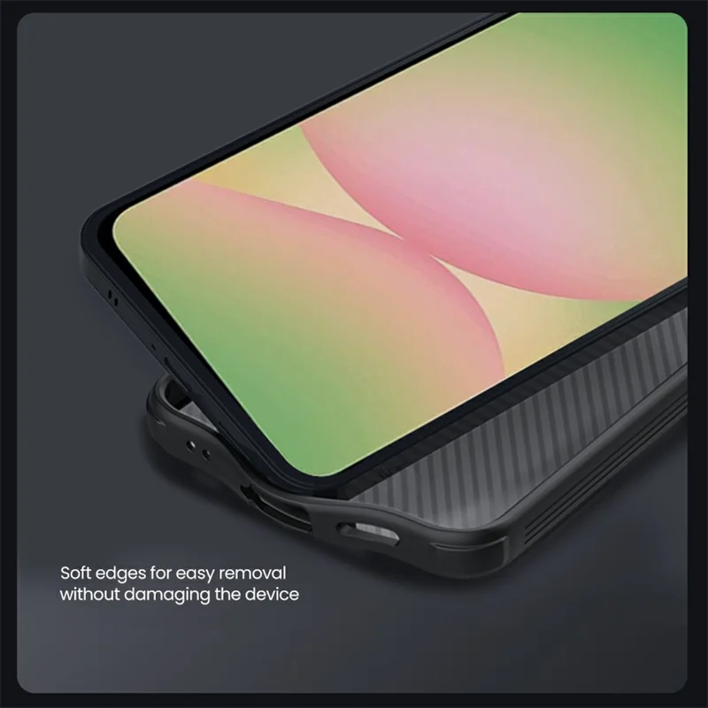 NILLKIN Série Camshield Pro para Capa Samsung Galaxy A57 5G TPU + PC com Cobertura de Câmara Deslizante - Preto Transparente