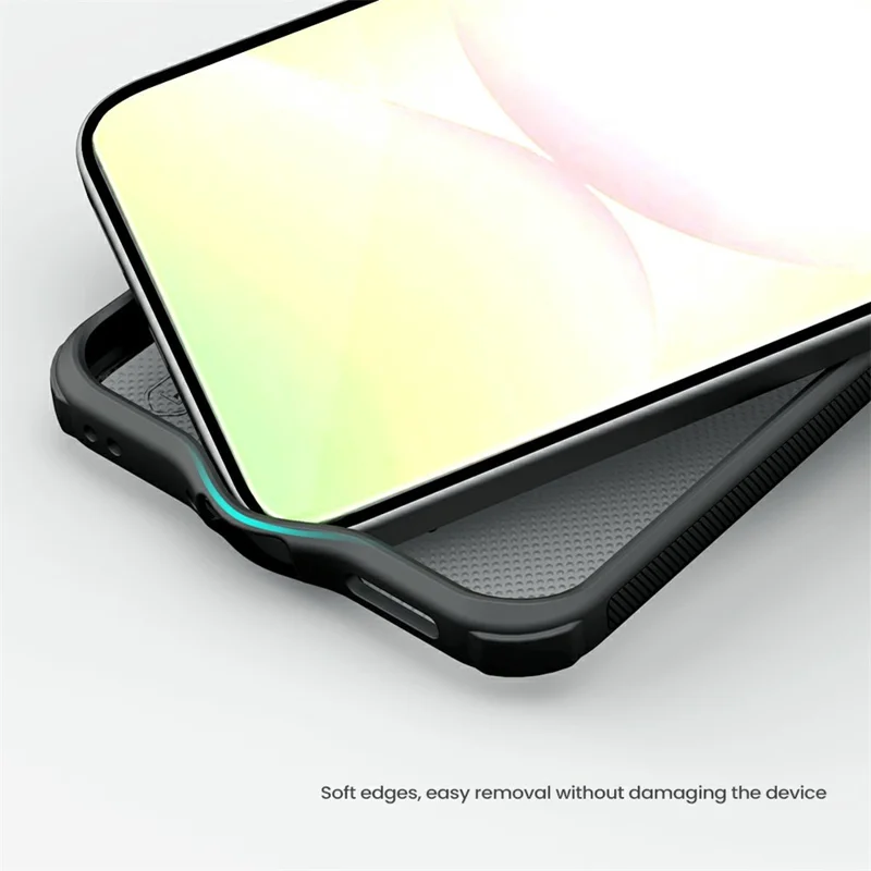 Capa NILLKIN Super Frosted Shield Pro para Samsung Galaxy A57 5G, Capa Traseira de PC e TPU Fosca - Preto Transparente