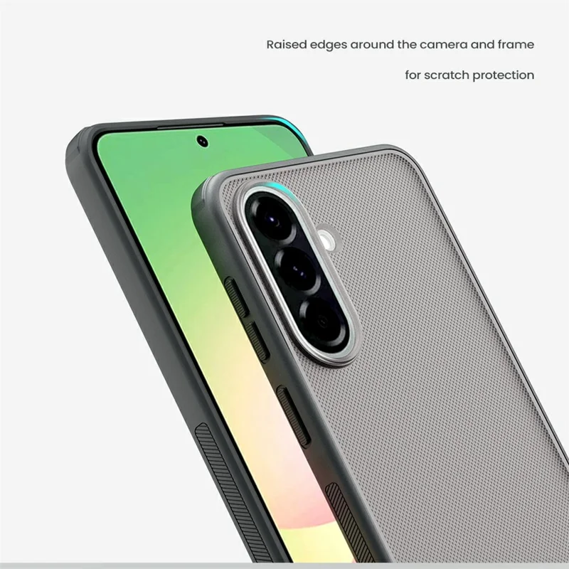 Capa NILLKIN Super Frosted Shield Pro para Samsung Galaxy A57 5G, Capa Traseira de PC e TPU Fosca - Preto Transparente