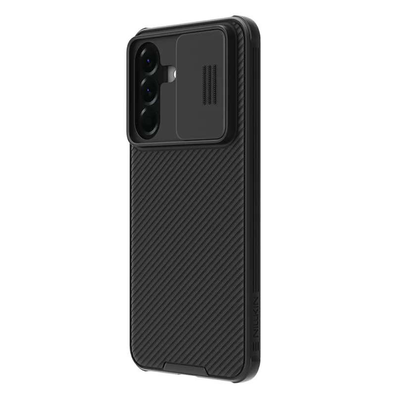 NILLKIN Camshield Pro für Samsung Galaxy A57 5G Magnetisches TPU + PC-Telefonetui mit Schiebe-Kamera - Schwarz