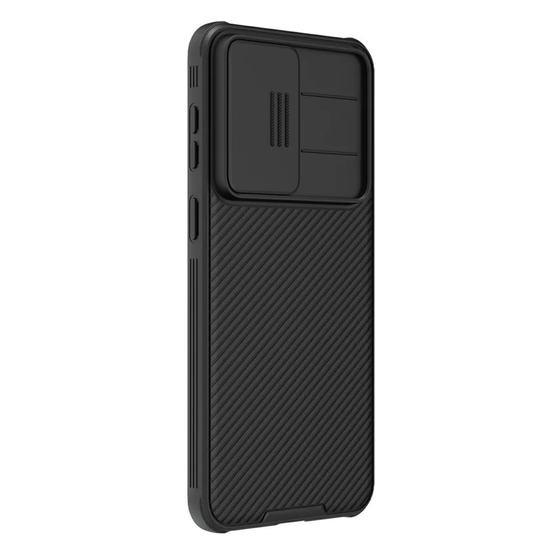 NILLKIN Camshield Pro für Samsung Galaxy A57 5G Magnetisches TPU + PC-Telefonetui mit Schiebe-Kamera - Schwarz