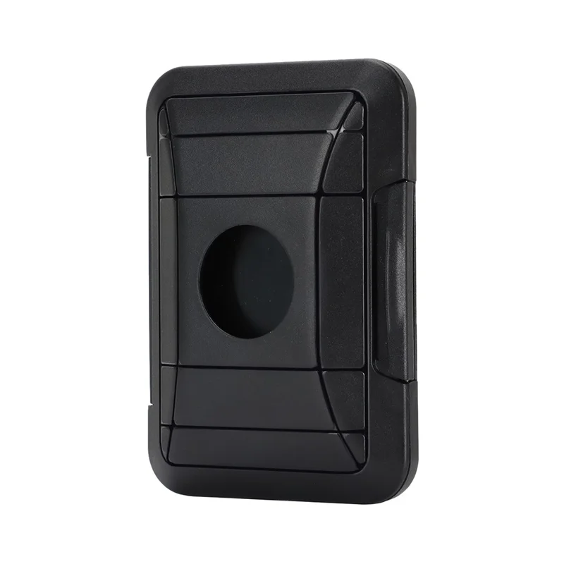 Funda protectora para AirTag, soporte magnético para tarjetas trasero para teléfono, billetera - Negro