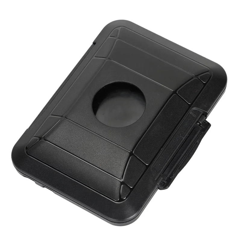 Funda protectora para AirTag, soporte magnético para tarjetas trasero para teléfono, billetera - Negro
