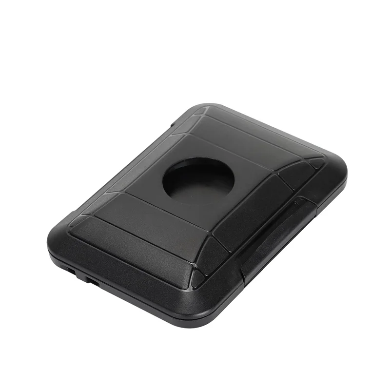 Funda protectora para AirTag, soporte magnético para tarjetas trasero para teléfono, billetera - Negro