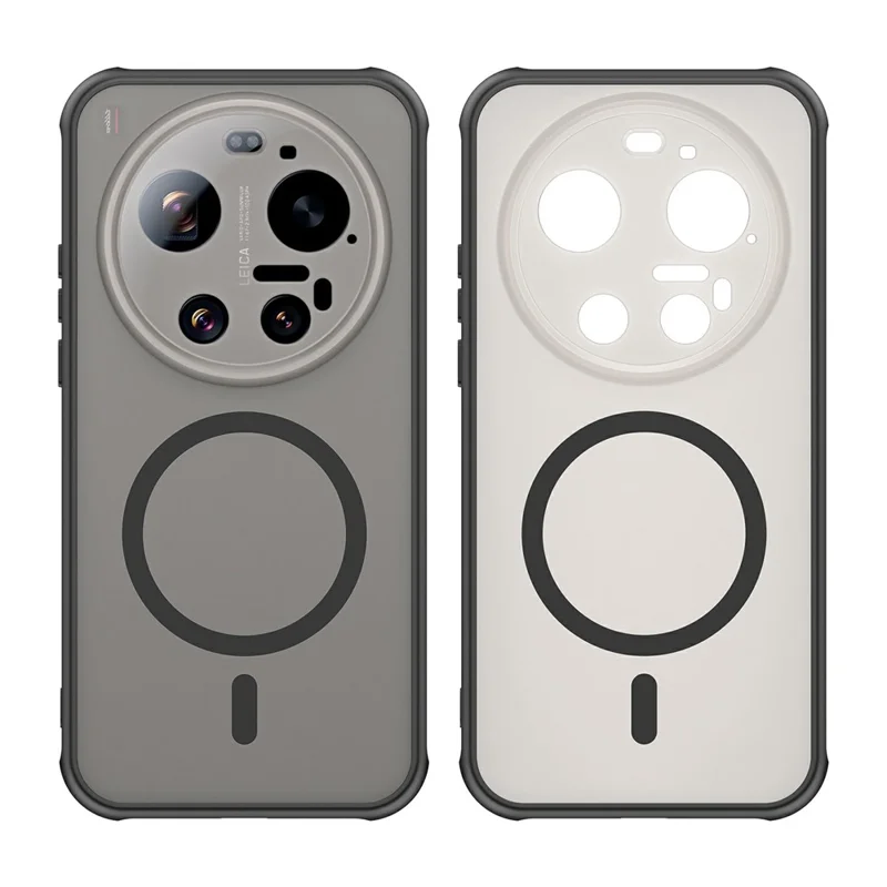 For Xiaomi 17 Ultra 5G Magnetic Case Anti Drop PC + TPU Phone Cover - Black