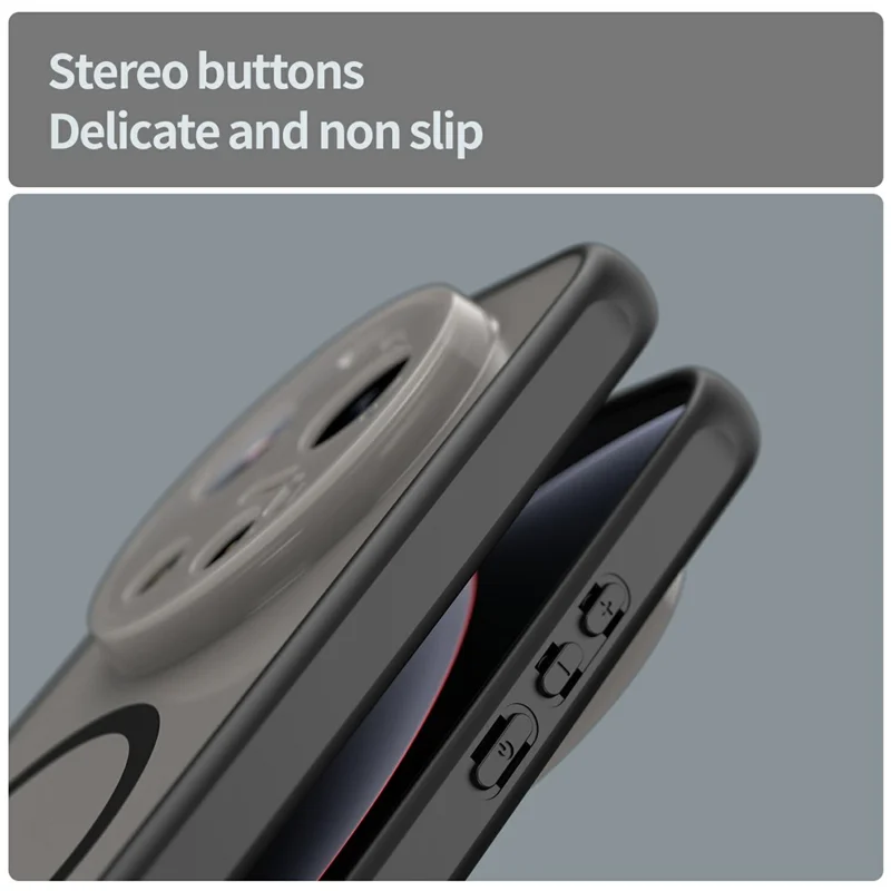 For Xiaomi 17 Ultra 5G Magnetic Case Anti Drop PC + TPU Phone Cover - Black