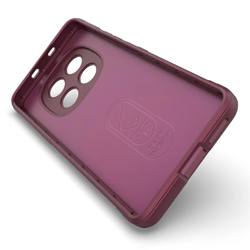 For Xiaomi Redmi Note 15 4G (Global) Case Anti-Drop Soft TPU Rugged Phone Back Cover - Wine Red