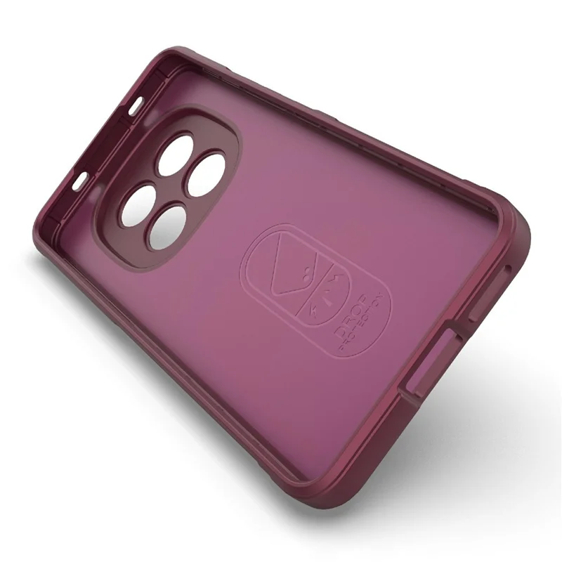 For Xiaomi Redmi Note 15 Pro 4G (Global) Case Anti-Drop Soft TPU Rugged Phone Back Cover - Wine Red
