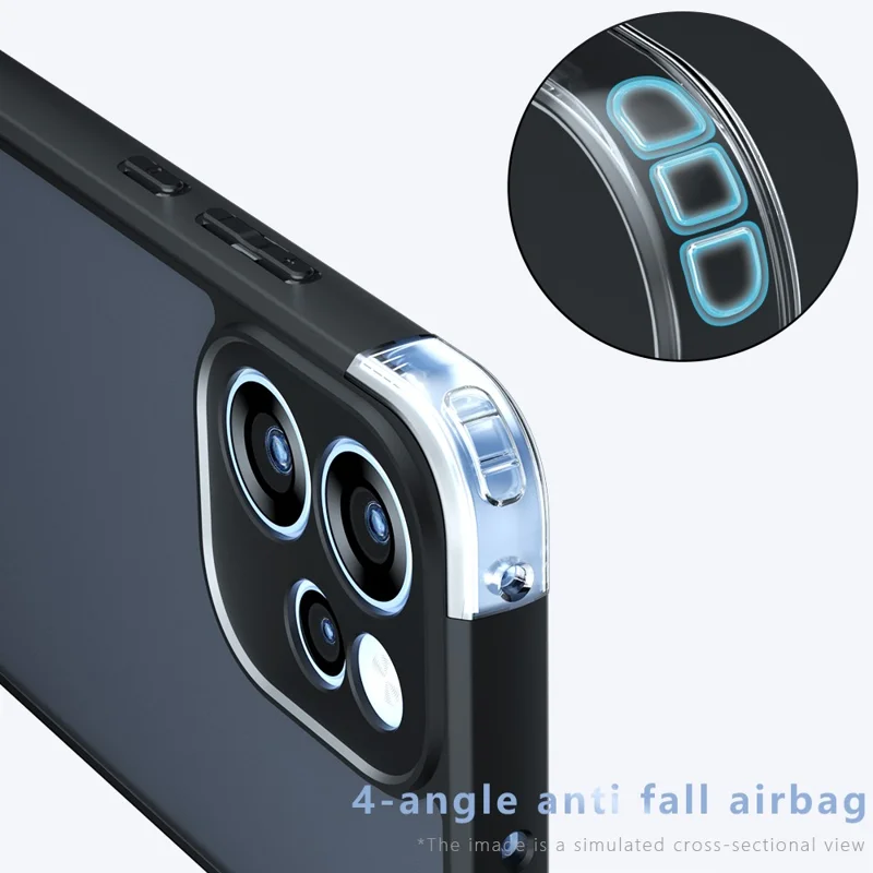 For Oppo Reno15 F 5G Case TPU + PC Shockproof Phone Cover - Transparent