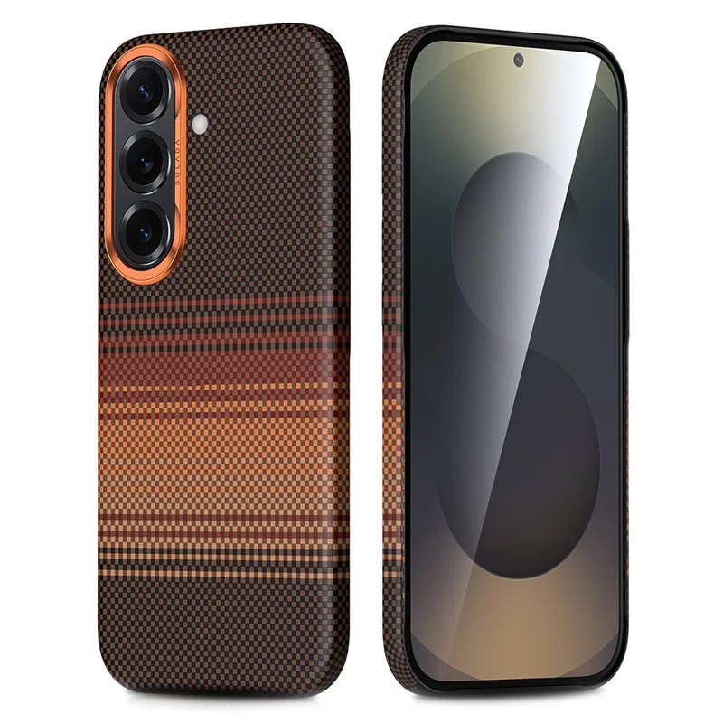 SULADA для Samsung Galaxy S26 / S26 Pro магнитный чехол ударопрочный жесткий поликарбонатный задняя крышка - оранжевый