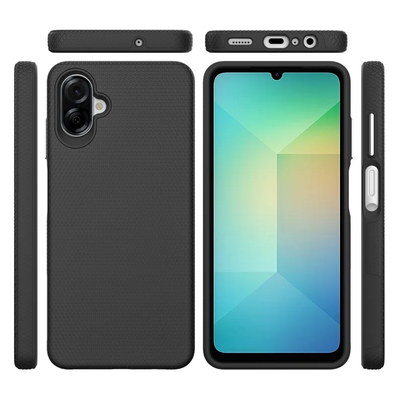 Magnetic Case For Samsung Galaxy A07 4G  /  A06 4G  /  A06 5G Shockproof TPU + PC Phone Cover - Black