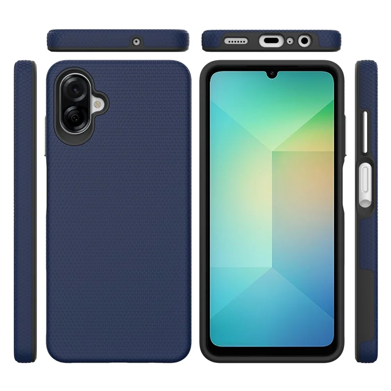 Magnetic Case For Samsung Galaxy A07 4G  /  A06 4G  /  A06 5G Shockproof TPU + PC Phone Cover - Navy Blue